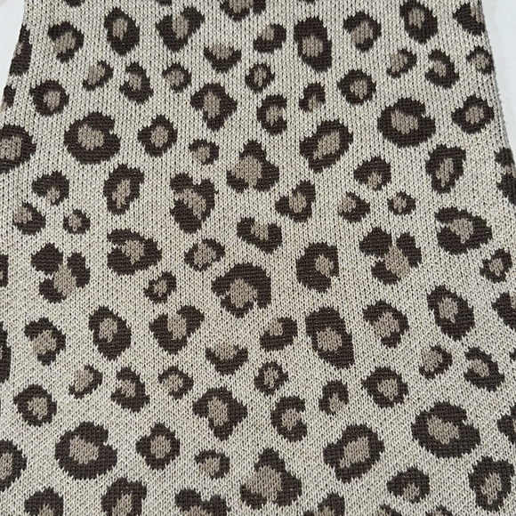 Rachel Zoe Girl’s Leopard Print Sweater Dress - Picture 3 of 6